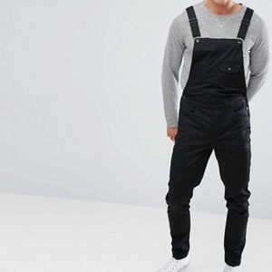 ASOS men’s black overalls